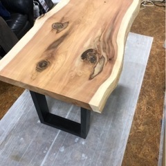 大特価 銘木 秋田杉 小さめ 一枚板ダイニングテーブル 