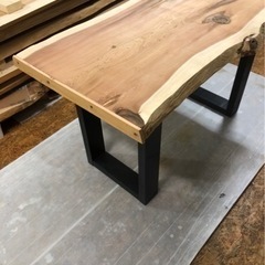 大特価 銘木 秋田杉 小さめ 一枚板ダイニングテーブル 