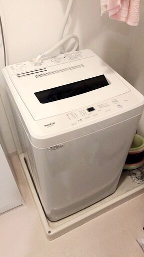【2022年製，使用回数2回】MAXZEN 5.0kg 45L全自動洗濯機