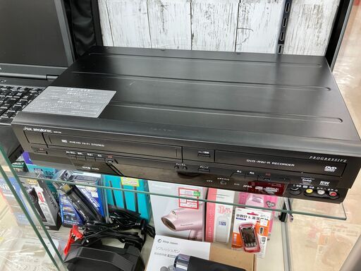 DXアンテナ　DXR170V　地デジチューナー内蔵VHS/DVD一体型レコーダー