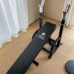 ベンチプレスセット(120kgプレート/ezバー付き)