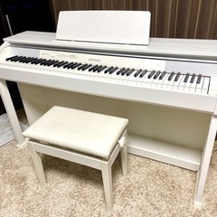CASIO電子ピアノCELVIANO AP-450WE中古品・椅...