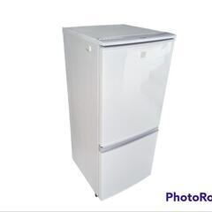 シャープ　ノンフロン冷凍冷蔵庫　SJ-14E5-KW　2018年製