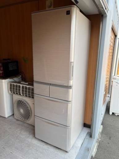 SHARP シャープ 冷凍冷蔵庫 SJ-W412F-S 412L 5ドア 左右開き 自動製氷