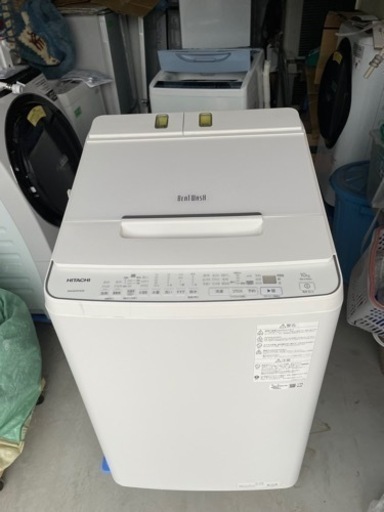 【長期延長保証付き】　美品　HITACHI  10kg洗濯機　BW-X100G 2021年製