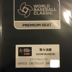 【ネット決済】WBC ３月１６日東京ドーム一日券１枚💫ご購入いた...