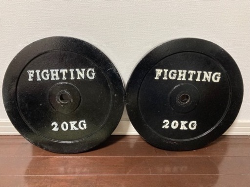 ファイティングロード プレート のみ 単品 ラバータイプ20kg