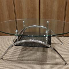 ニトリ 組立式ガラステーブル