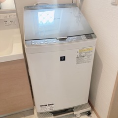 SHARP  洗濯機　乾燥機能付き　10kg  プラズマクラスター