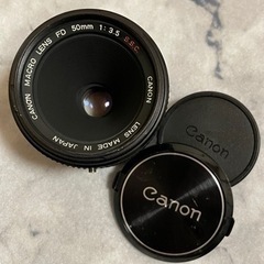 [美品]Canon キヤノン FD MACRO 50mm F3....