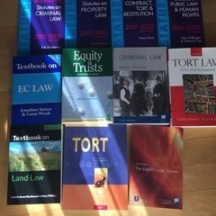 Law books for the British legal ...