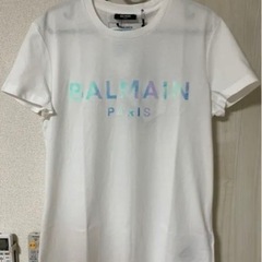 新品正規品　激安　バルマン　メタリックホログラム　Tシャツ