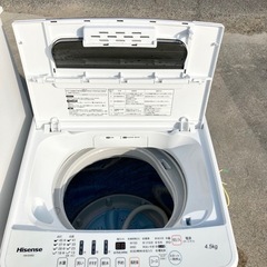 新生活応援♪配送可能★☆AQUA  2ドア冷蔵庫・ハイセンス全自動洗濯機