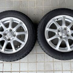 美品★軽・コンパクト用スタッドレスタイヤセット★165/65R14　8～9分山