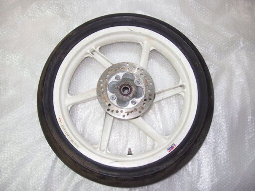 ホンダ HRC RS250？純正？社外？リア？ホイール+タイヤ 18インチ 詳細不明のためジャンク品