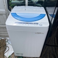 【引取り限定】シャープ　洗濯機　ES-GE55P 5.5kg