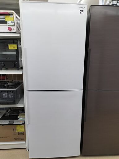 SHARP　2ドア冷蔵庫　SJ-PD28E-W　2019年製　IK-１３９