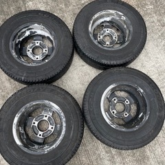 希少☆四つ穴10インチアルミホイール