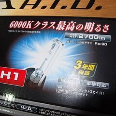 未使用品 カーメイトGIGA HIDヘッドライト専用キット パーフェクト 