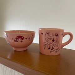 セーラームーン　茶碗とマグカップ