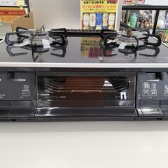 パロマ 都市ガス用 ガラストップガスコンロ IC-67WCK-R 2017年製