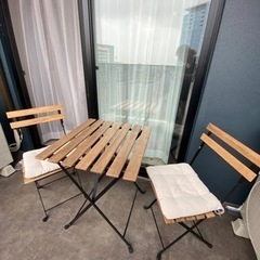 IKEA TARNO テルノー　ガーデン　テーブル　チェアセット