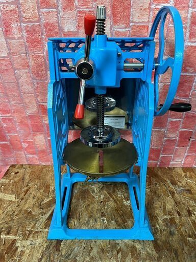 ☆かき氷機☆ 業務用手動式ブロックアイススライサー PRO-B130MB 青色