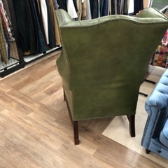 ウイングバックチェア(本革)のご紹介です