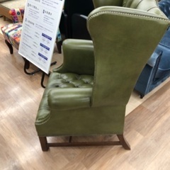 ウイングバックチェア(本革)のご紹介です