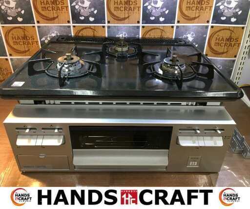 ★値下げ★ ハーマン DG32Q1V ビルトイン ガスコンロ 中古品 LPガス 【ハンズクラフト宜野湾店】