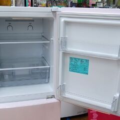 冷蔵庫 148L 2019年製 2ドア Haier JR-NF148B ピンク×ホワイト