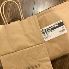 【受渡予定者決定】クラフト紙手提げ袋24枚