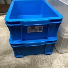 ボックスコンテナ　13サイズ　7.2L　青色　積み重ね可能
