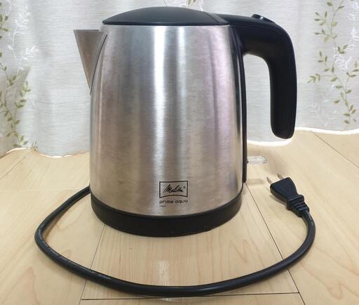 (決まりました！)電気ケトル; メリタ プライムアクアミニ  MEK18-1B