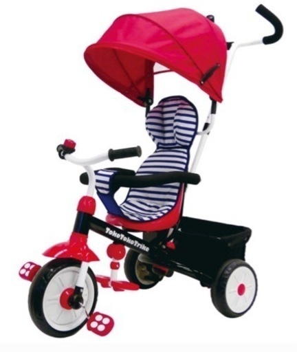 【ヤトミ】トコトコトライク レッド 三輪車 TokoTokoTrike