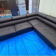 ✨最終処分価格‼️持帰で15000円✨旧市内配送込✨5人がけソファ✨約6ヶ月使用✨L字カウチソファ✨激安価格✨