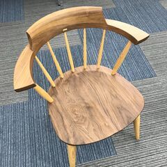 【受渡済】柏木工　木製チェア　椅子　おしゃれ　高級　