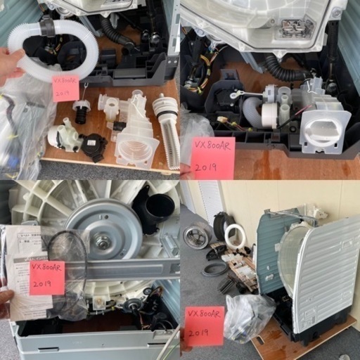 上位モデル!洗剤自動投入搭載!Panasonic NA-VX800AR 2019年製 ドラム