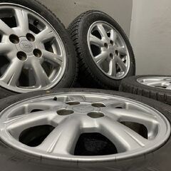 【GOODYEAR ICENAVI6 155/65R14】スタッドレス【ダイハツ 純正ホイール 14インチ 4.5J4HPCD100+45】ミライース等　(VTO684)クレジットカード QRコード決済可能