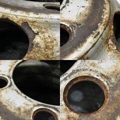 【BS W979 225/85R16 121/119L LT】スタッドレス 6本【トラックホイール 16インチ 16×6K 127-9TC 6J6HPCD222.25+127】デュトロ等　(TB693) クレジットカード QRコード決済可能