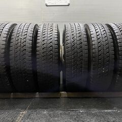 【BS W979 225/85R16 121/119L LT】スタッドレス 6本【トラックホイール 16インチ 16×6K 127-9TC 6J6HPCD222.25+127】デュトロ等　(TB693) クレジットカード QRコード決済可能