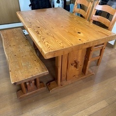 木製　ダイニングテーブルセット