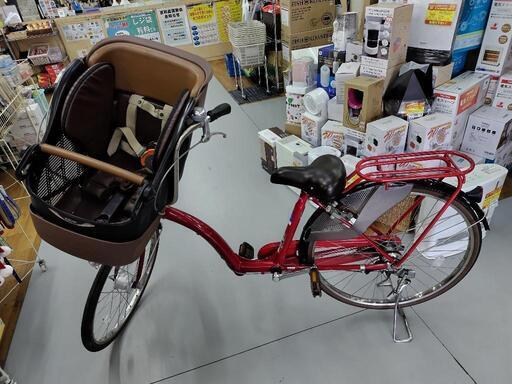 J003★使用感有り★子供乗せ自転車★Petit Maman★内装3段★LEDオート★前22後26インチ