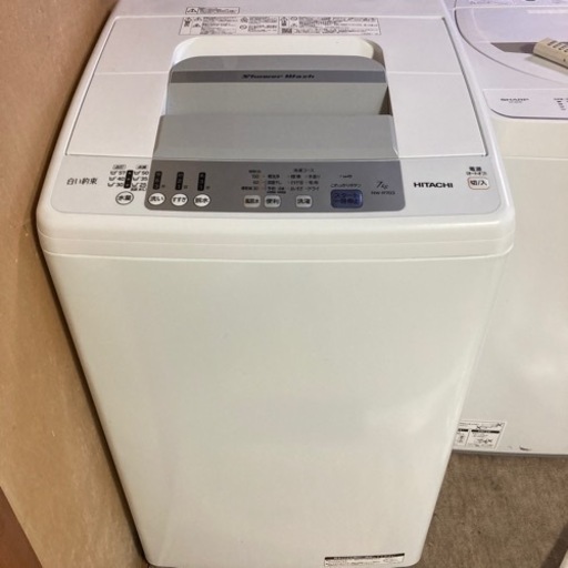 2017年製 日立　洗濯機　NW-R703 7kg　ST