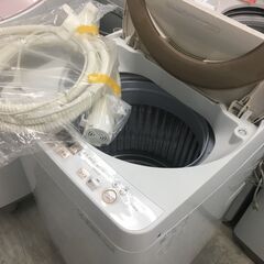 配送設置込み!②　シャープ7.0K洗濯機　2017年製　分解クリ...