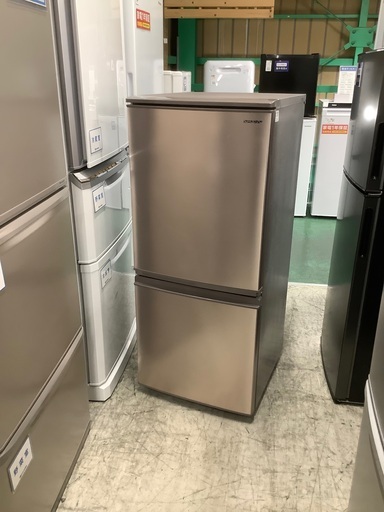 安心の6ヶ月保証付き！！ SHARP 　2ドア冷蔵庫　SJ-D14E-N　2019年製　137L