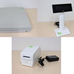 【ヤ取終了4/20】≪W869ジ-②≫ 通電OK NEC/エヌイーシー ツインポス一式 5500Ci/PWPY221W03 ドロア/キーボード/レシートプリンタ等 レジスタ 現状品/難あり