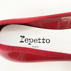 未使用】レペット Repetto レインシューズ 赤 25.0㎝