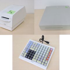 【ヤ取終了4/20】≪W870-③≫ 通電OK NEC/エヌイーシー ツインポス一式 5500Ci/PWPY221W03 ドロア/キーボード/レシートプリンタ等 レジスタ 現状品/難あり