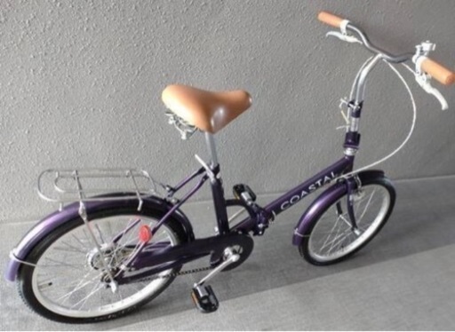とてもキレイ❗20インチ変速無し折りたたみ自転車です